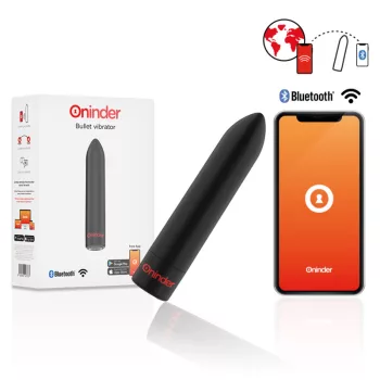   Oninder Berlin Bullet Vibrator 9 Modes USB Rechargeable 8.5cm Black Waterproof