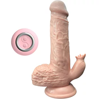 ARMONY – realisztikus vibrátor nyelvstimulálóval 19 cm