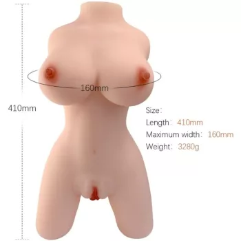 Armony Torso feminin realist din TPE 41x16x14 cm 3.28 kg