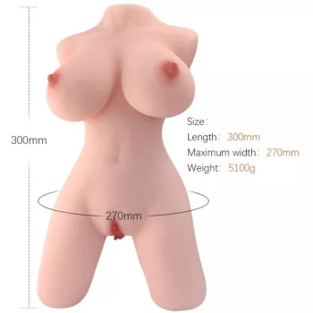   Armony Păpușă sexuală Torso feminin realist TPE 27x30x15.8 cm 5.1 kg