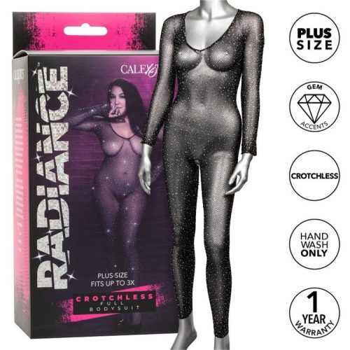 CALEXOTICS - RADIANCE CROTCHLESS TELJES BODYSUIT RHINE PLUS SIZE