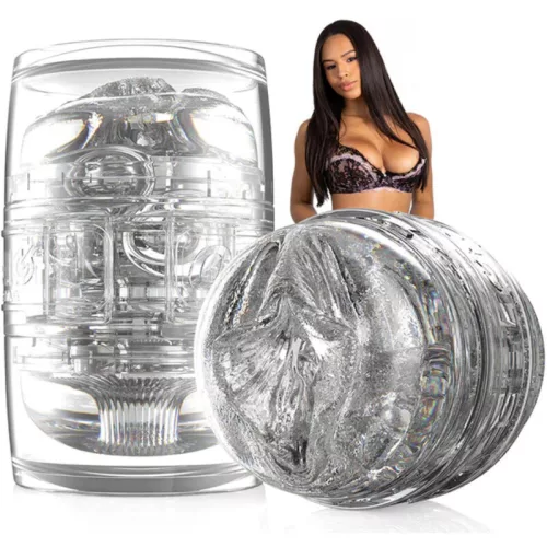 Fleshlight Quickshot Double Masturbator Autumn Falls Compact Clear Case