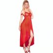 CHILIROSE - CR 3716 BABYDOLL HOSSZÚ VÖRÖS L/XL - 2