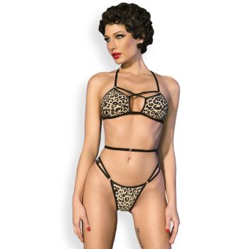 Chilirose CR 4497 – érzéki leopárd bikinis szett S/M