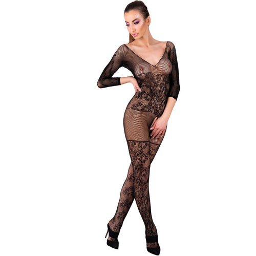 LIVCO CORSETTI FASHION - CELDON BODYSTOCKING LÁBSZÁR NÉLKÜLI FEKETE EGY MÉRET