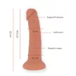 ONINDER - NAGY BOGOTA VIBRÁTOR VIBRÁTOR DILDÓ 9 SEBESSÉGES TERMÉSZETES 22 CM -O- 4.5 CM -  - 2