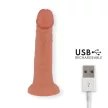 ONINDER - KÖZEPESEN GAZDAG VIBRÁTOR DILDÓ 9 SEBESSÉGES TERMÉSZETES 22 CM -O- 4.5 CM - INGY - 2