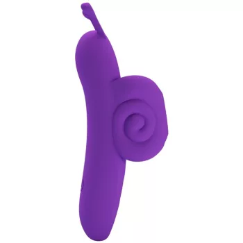 Pretty Love Finger Vibrator 10 Modes USB Rechargeable Purple