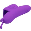 Pretty Love Vibrator deget 10 moduri vibratie reincarcabil mov