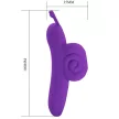 Pretty Love Vibrator deget 10 moduri vibratie reincarcabil mov
