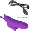Pretty Love Vibrator deget 10 moduri vibratie reincarcabil mov