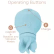 Adrien Lastic Caress Clitoral Stimulator 10 Modes Rechargeable Blue