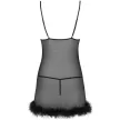 LIVCO CORSETTI FASHION - ZERUNAM SZETT BABYDOLL + FEKETE TANGA - 4