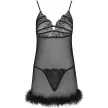 LIVCO CORSETTI FASHION - ZERUNAM SZETT BABYDOLL + FEKETE TANGA - 3