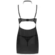 LIVCO CORSETTI FASHION - BINELLA SZETT BABYDOLL + TANGA FEKETE - 4
