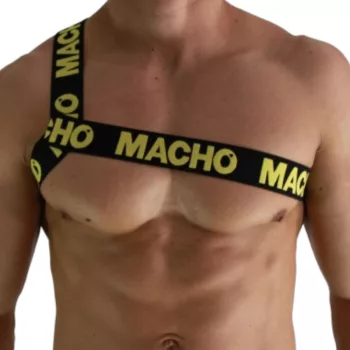 MACHO - stílusos román hám, sárga L/XL méret