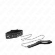 KINK - PVC BŐR NYAKLÁNC ÖVVEL 105 CM STRASSZOS SZEGECS 41,5 X 4 CM - 3