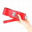 KINK - NYAKLÁNC ÖVVEL 65 CM SZÉLES PIROS PÁNTTAL ÁLLÍTHATÓ 33.5-41 CM X 5 CM - 4