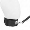 Kink Collar Adjustable Leather Strap 40-48 cm Black