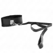 Kink Collar Adjustable Leather Strap 40-48 cm Black