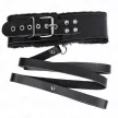 Kink Collar Adjustable Leather Strap 40-48 cm Black