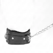 Kink Collar with Leash Adjustable Restriction Black 36-42 cm x 5.5 cm 65 cm