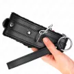 Kink Collar with Leash Adjustable Restriction Black 36-42 cm x 5.5 cm 65 cm