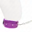Kink Collar with Leash Adjustable Restraints 36-42 cm Purple