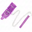 Kink Collar with Leash Adjustable Restraints 36-42 cm Purple
