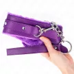 Kink Collar with Leash Adjustable Restraints 36-42 cm Purple