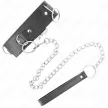 Kink Collar and Leash Adjustable 36-43 cm Black 65 cm Leash