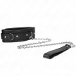 Kink Collar with Leash Adjustable 65 cm Black