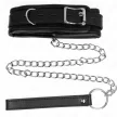 Kink Collar with Leash Adjustable 65 cm Black