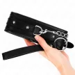 Kink Collar Adjustable Strap Shiny Buckle 65 cm Black