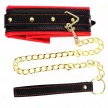 Kink Necklace Adjustable Sponge Imitation Leather Strap 37-54 cm Black
