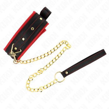 KINK - állítható nyakörv sima anyagból, 33-48 cm