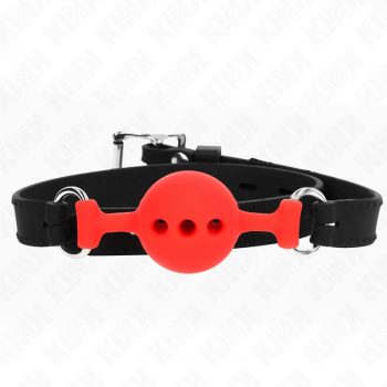   KINK – prémium szilikon gátló piros, állítható 35-51 cm