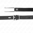 KINK - FÉM KAMPÓS SZÁJPECEK 11,5 CM MŰBŐR PÁNTTAL ÁLLÍTHATÓ 39-58 CM X 2 CM - 4