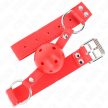KINK - TELJES VÖRÖS HOLLOW HARD BALL GAG 62 x 2 CM - 2