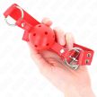 KINK - TELJES VÖRÖS HOLLOW HARD BALL GAG 62 x 2 CM - 4