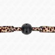 KINK - LEOPARD BREATHABLE BALL 4.5 CM GAG 65 x 2.5 CM - 5
