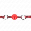 KINK - GYÉMÁNT MINTÁS LABDA 4,5 CM-ES SZÁJKOSÁR 1. MODELL 64,5 CM ÁLLÍTHATÓ 42-60 CM - 3