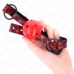 KINK - GYÉMÁNT MINTÁS LABDA 4,5 CM-ES SZÁJKOSÁR 1. MODELL 64,5 CM ÁLLÍTHATÓ 42-60 CM - 4