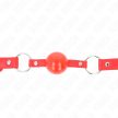 KINK - TPE BALL 4 CM GAG ROJO LOCK-kal 60 x 2 CM - 3