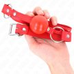 KINK - TPE BALL 4 CM GAG ROJO LOCK-kal 60 x 2 CM - 4