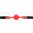 KINK - SILICONE BALL 4 CM GAG GAG WITH LOCK 60 x 2 CM - 3