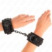 KINK - SÖTÉT CSIPKÉVEL BORÍTOTT CSUKLÓ MANDZSETTA ÁLLÍTHATÓ FEKETE 19-26 CM - 4