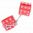 KINK - CSUKLÓSZORÍTÓK SZEGECSEKKEL TELI CSUKLÓSZORÍTÓK PIROS ÁLLÍTHATÓ 19-24 CM X 5.5 CM - 2