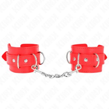 KINK – állítható csukló kötöző pántok, piros