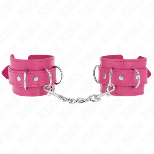 KINK – állítható csuklópántok, pink, 17.5-25 cm